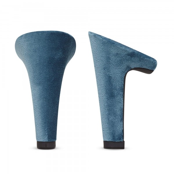 Block 10cm Petrol Velvet