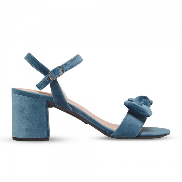 Super Block 7cm Petrol Velvet